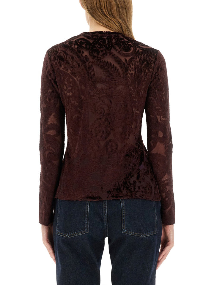 Etro Top - Bordeaux | Wanan Luxury