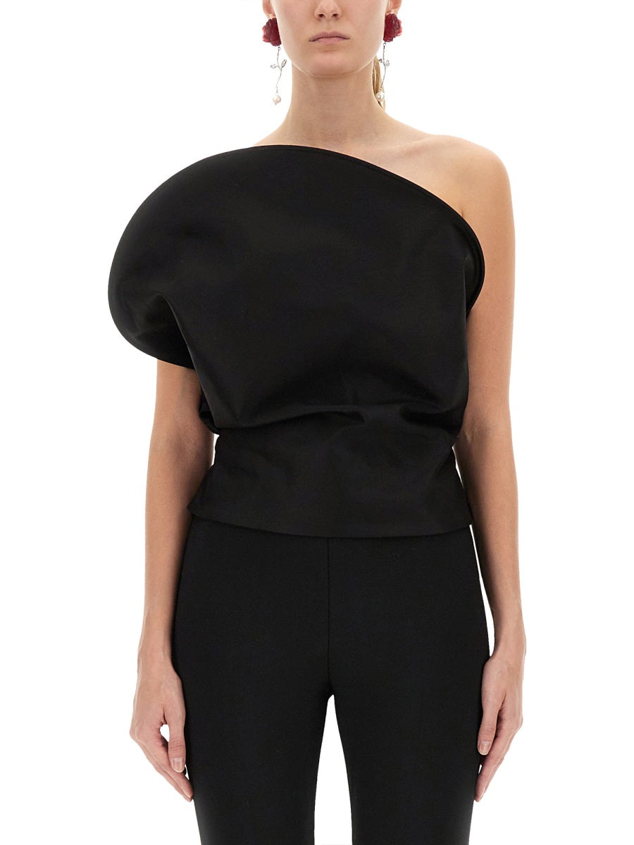 Magda Butrym Top - Nero | Wanan Luxury