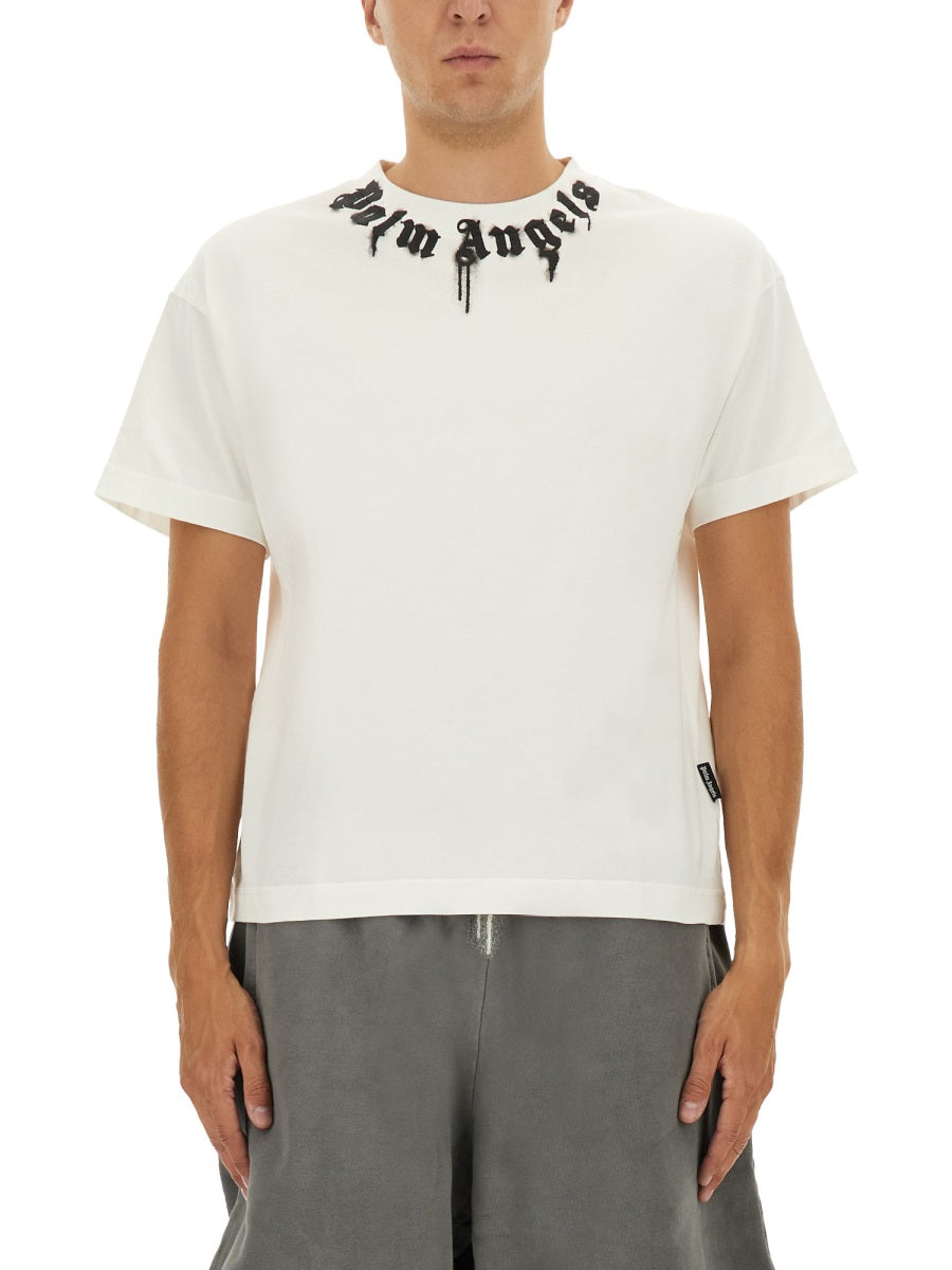 Palm Angels T shirt - Bianco | Wanan Luxury