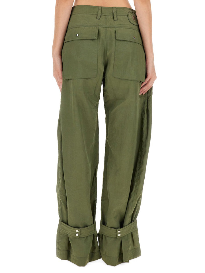 Rabanne Pantaloni - Verde | Wanan Luxury