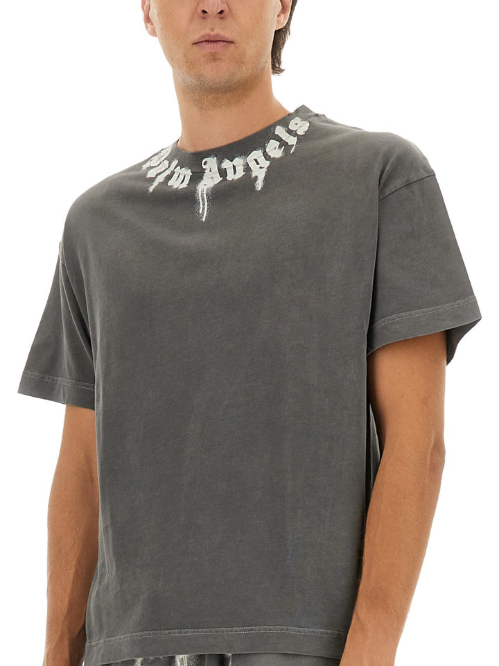 Palm Angels T shirt - Grigio | Wanan Luxury