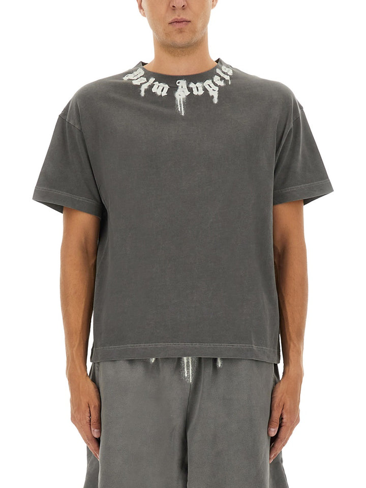 Palm Angels T shirt - Grigio | Wanan Luxury