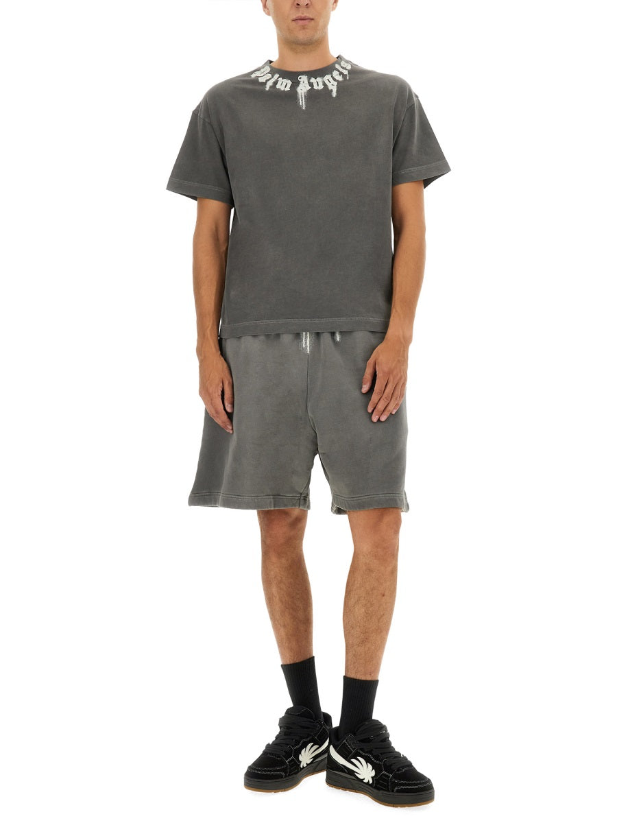 Palm Angels T shirt - Grigio | Wanan Luxury