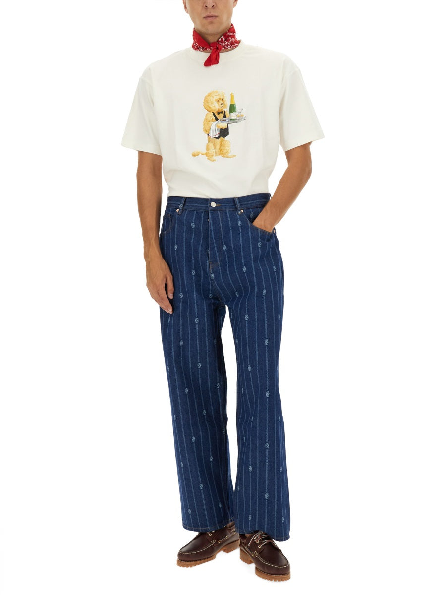 Drôle De Monsieur T shirt - Bianco | Wanan Luxury