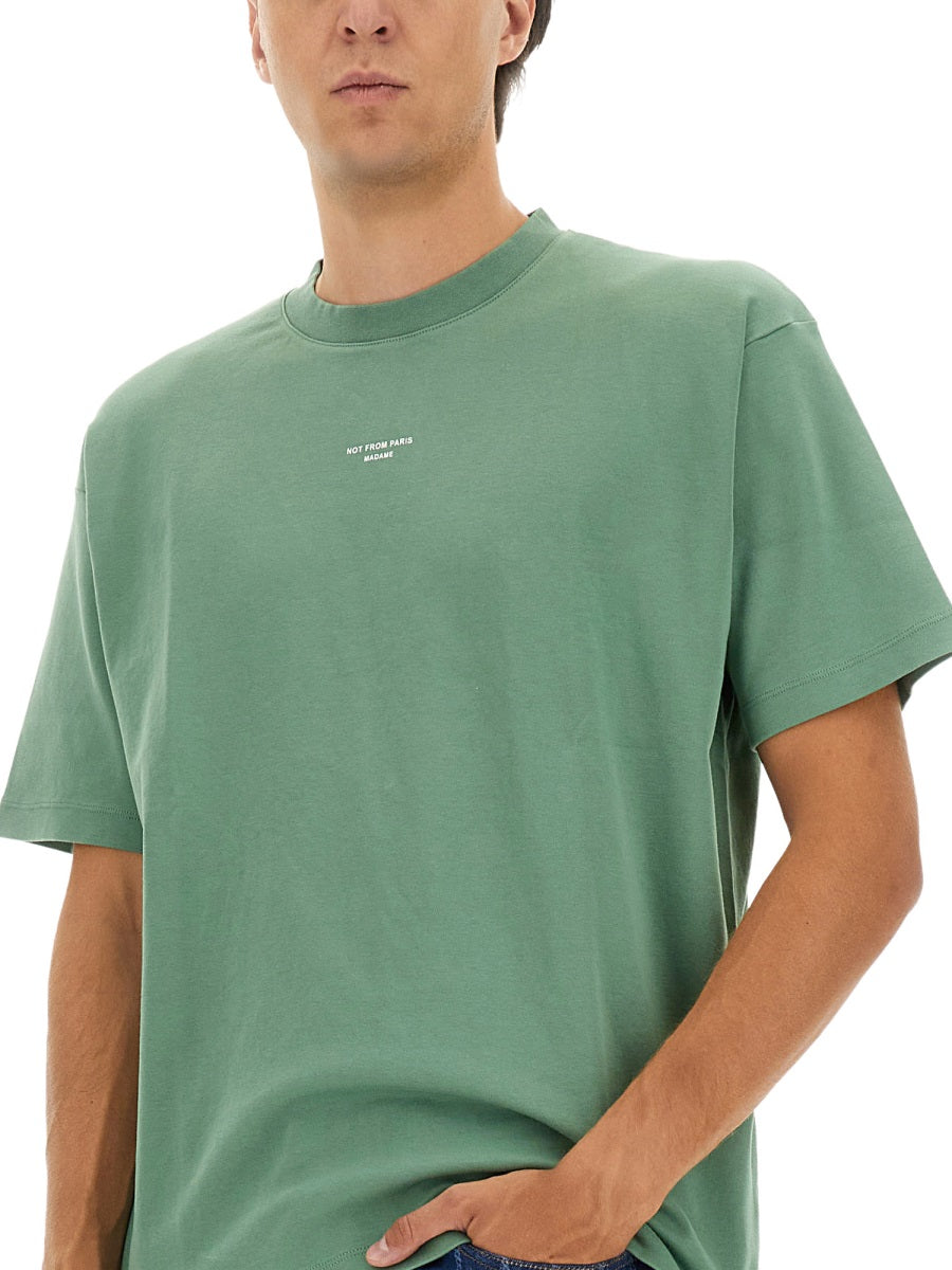 Drôle De Monsieur T shirt - Verde | Wanan Luxury