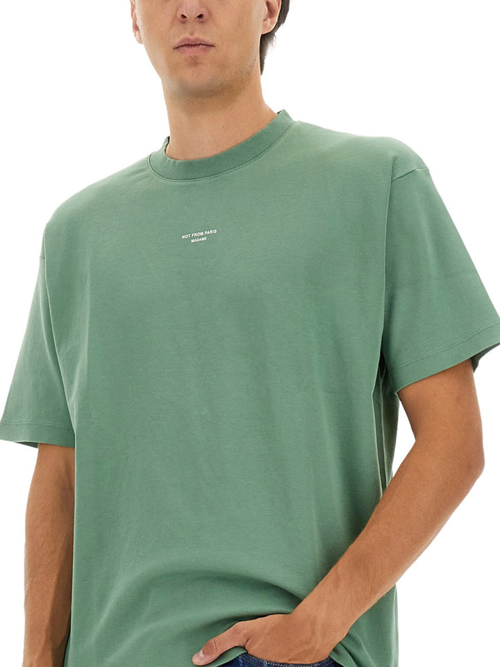 Drôle De Monsieur T shirt - Verde | Wanan Luxury