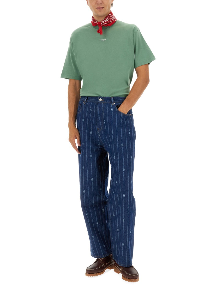 Drôle De Monsieur T shirt - Verde | Wanan Luxury