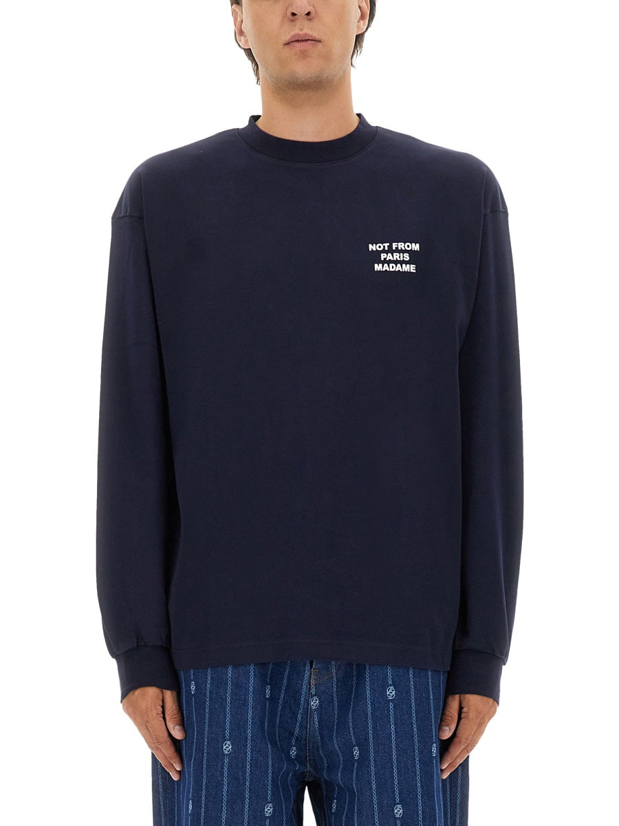 Drôle De Monsieur T shirt - Blu | Wanan Luxury