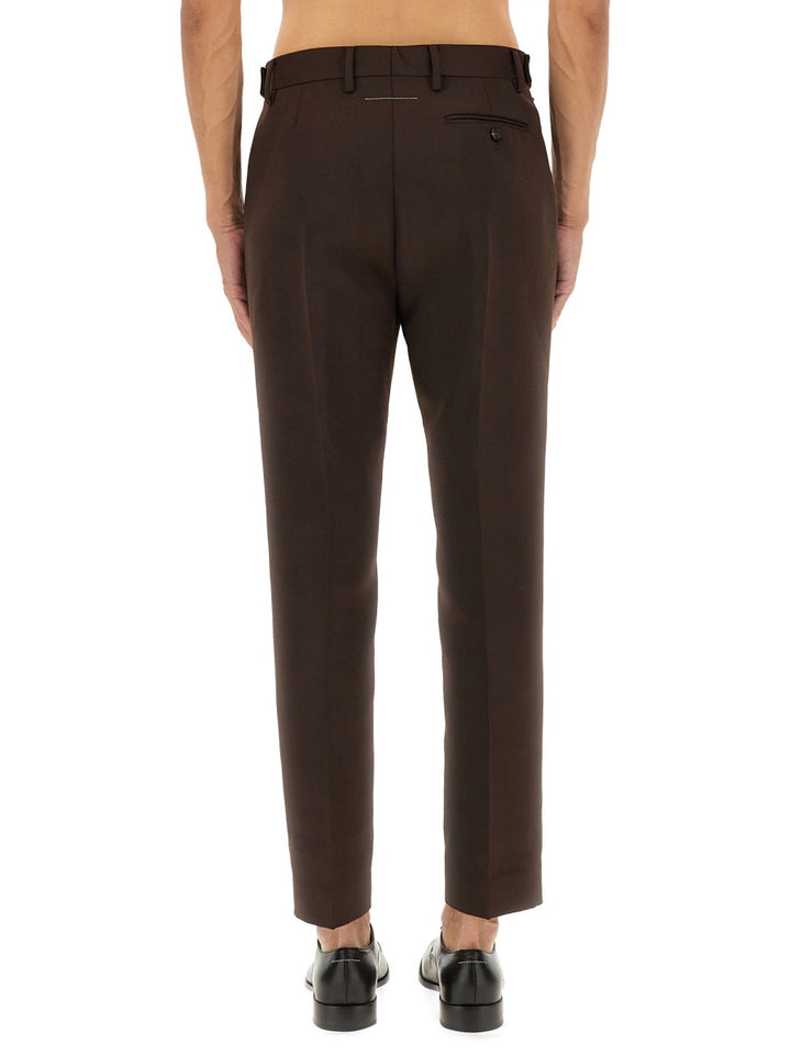 MM6 Maison Margiela Pantaloni - Marrone | Wanan Luxury