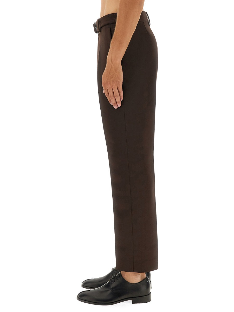 MM6 Maison Margiela Pantaloni - Marrone | Wanan Luxury