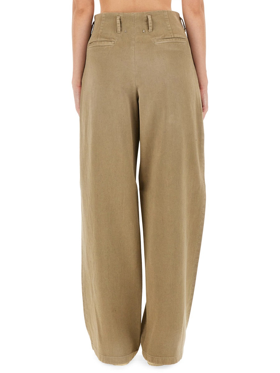 Golden Goose Pantaloni - Marrone | Wanan Luxury