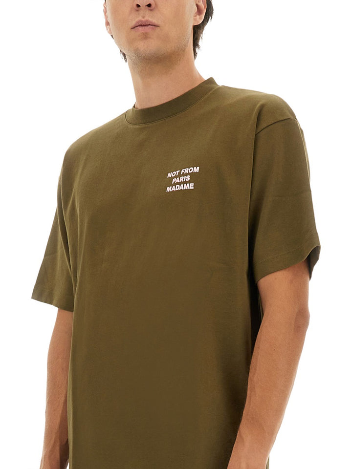 Drôle De Monsieur T shirt - Marrone | Wanan Luxury