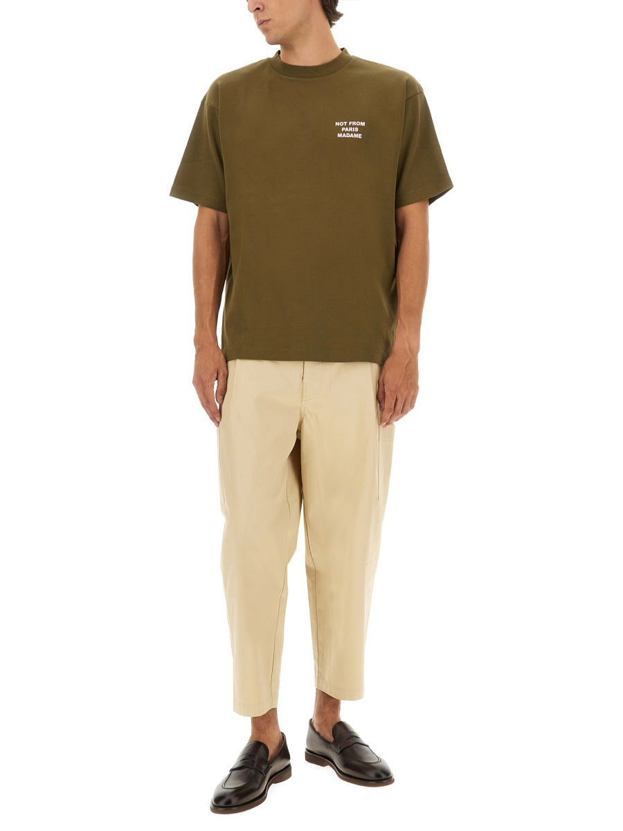 Drôle De Monsieur T shirt - Marrone | Wanan Luxury