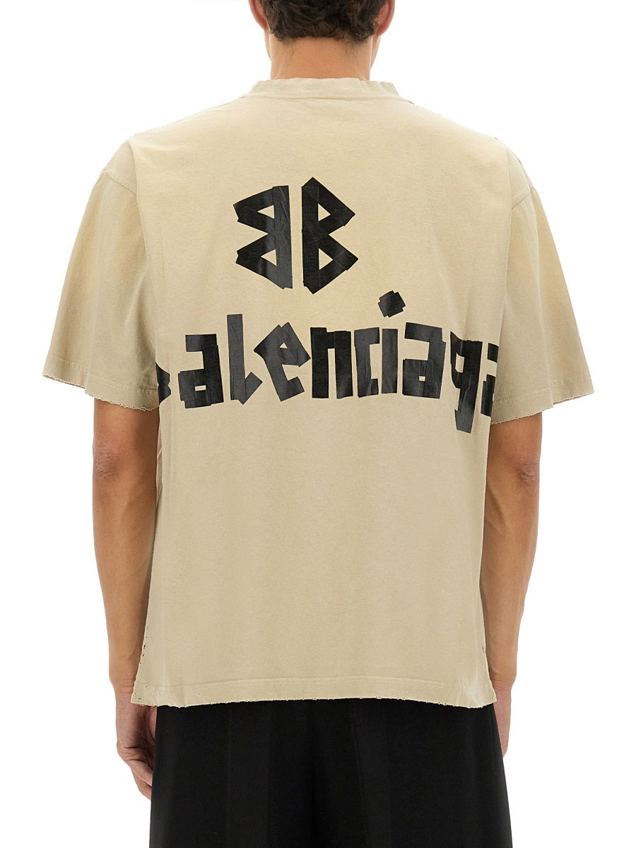 Balenciaga T shirt - Beige | Wanan Luxury
