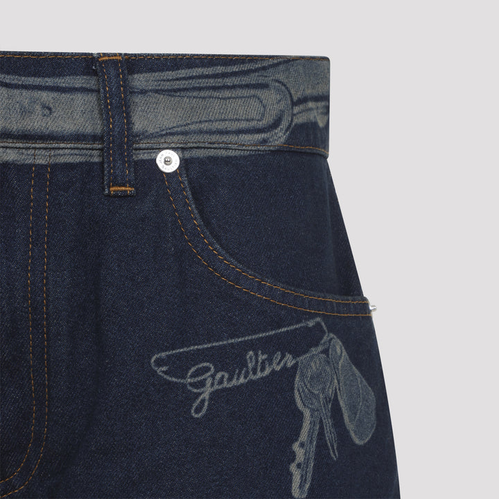 Jean Paul Gaultier Jeans - Blu | 15d3ab26aac1d492d0b26cd99571f7c21cc9cba5