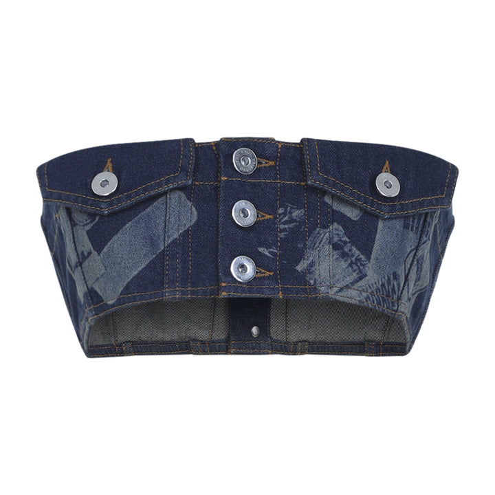 Jean Paul Gaultier Top - Blu | 75372c5cbacd50e4a05158259d2f8d3c84a53f0d