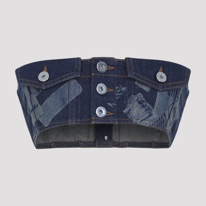 Jean Paul Gaultier Top - Blu | 9256224c016faabd472c936381a2b0ca1dde4a6d