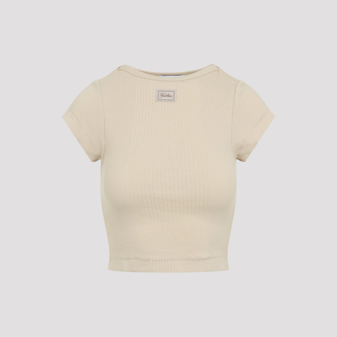 Jean Paul Gaultier T-shirts - Nude & Neutrals | 648136bc0d22b6cb9f565e7f48a821fb40f306ce