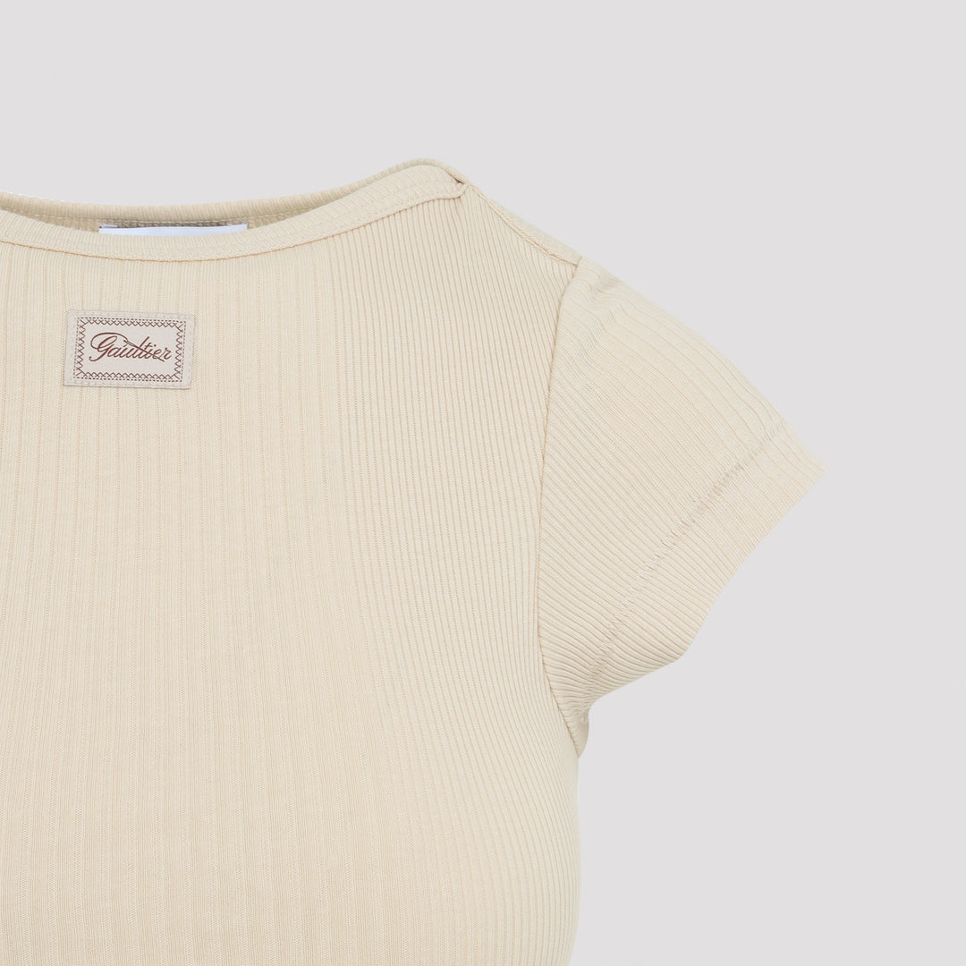 Jean Paul Gaultier T-shirts - Nude & Neutrals | 8f5b3ce50efcb313b09bf117cf1d4431af5b6306