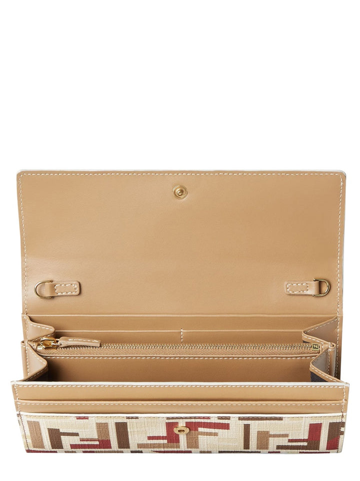 Fendi Portafogli e Portacarte - Beige | Wanan Luxury