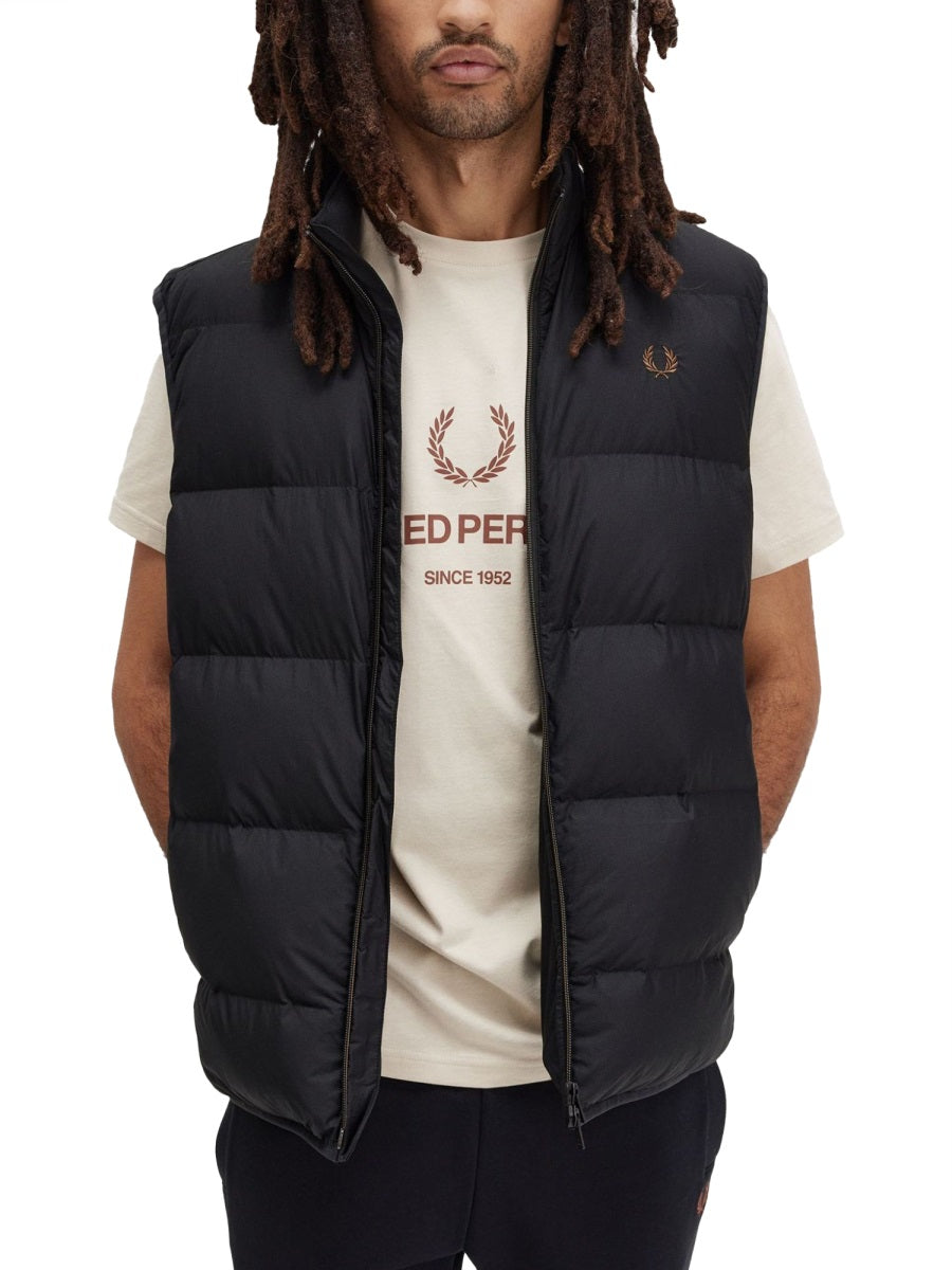 Fred Perry Gilet - Nero | Wanan Luxury