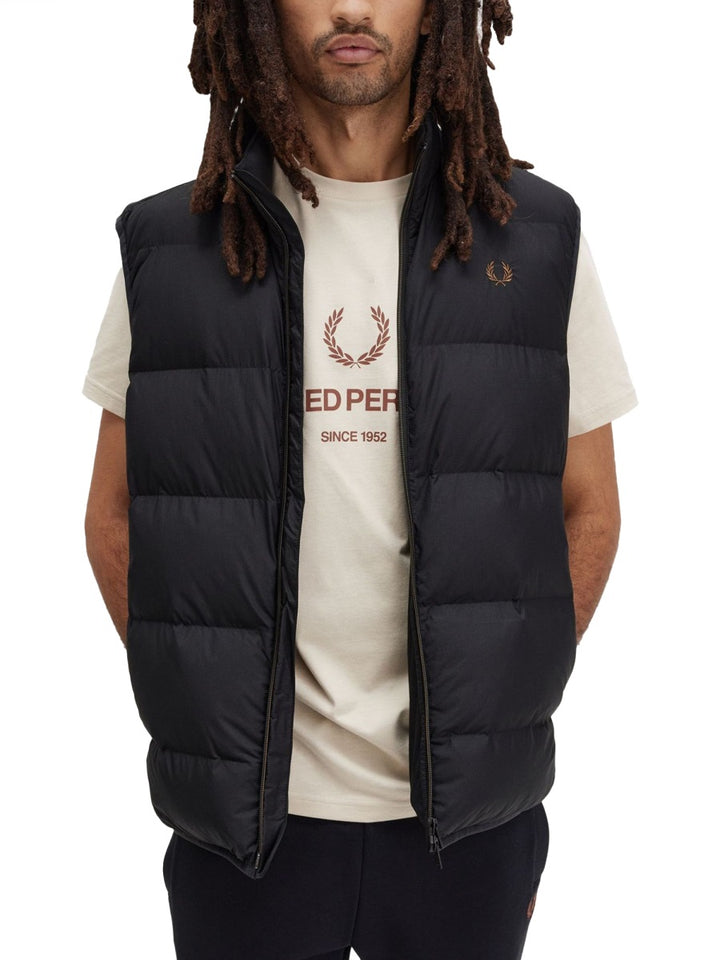 Fred Perry Gilet - Nero | Wanan Luxury