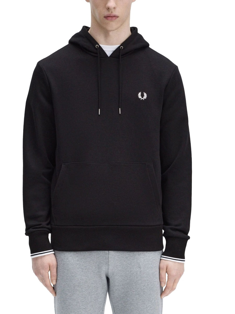 Fred Perry Felpe - Nero | Wanan Luxury