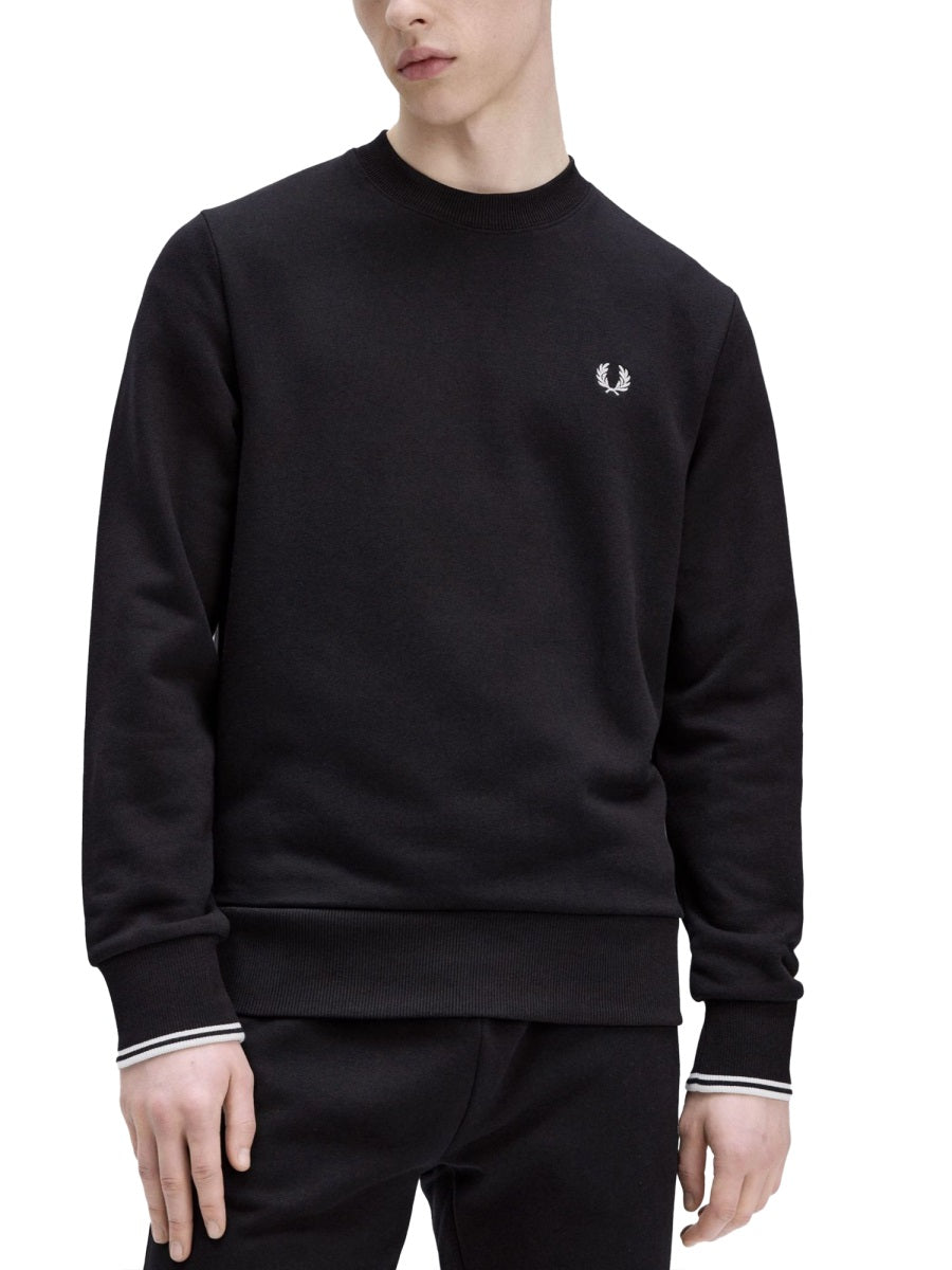 Fred Perry Felpe - Nero | Wanan Luxury
