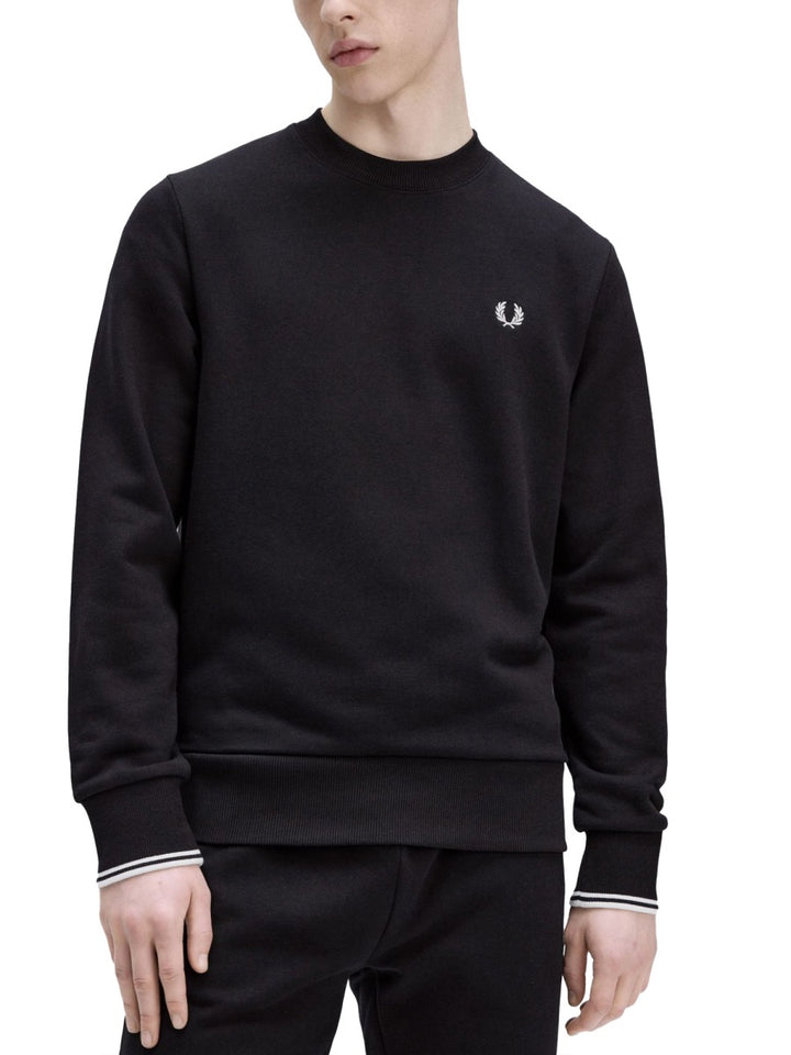 Fred Perry Felpe - Nero | Wanan Luxury