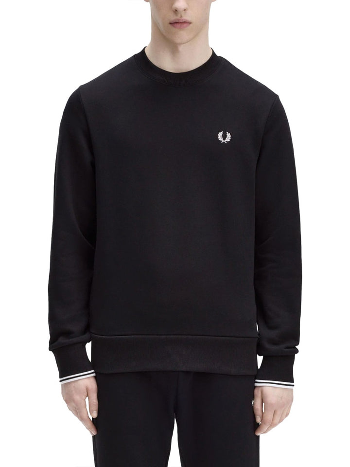 Fred Perry Felpe - Nero | Wanan Luxury