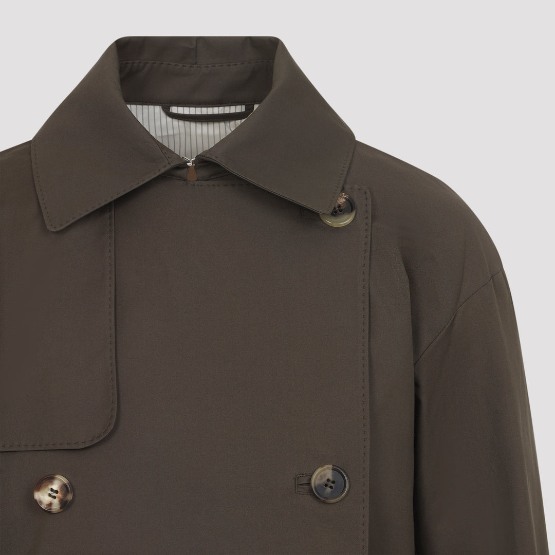 Max Mara The Cube Trench & raincoat - Verde | 730b14b7145e664e2982603dda6ba51ad2edc246