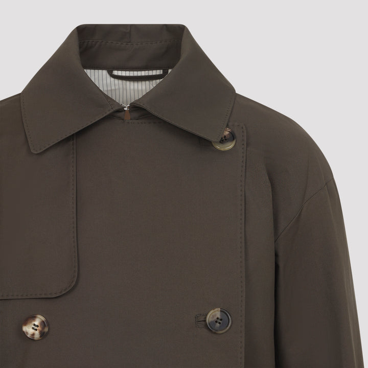 Max Mara The Cube Trench & raincoat - Verde | 730b14b7145e664e2982603dda6ba51ad2edc246