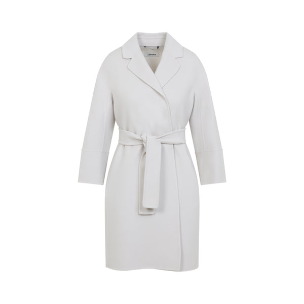 White Arona Virgin Wool Coat