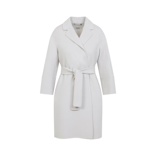 White Arona Virgin Wool Coat