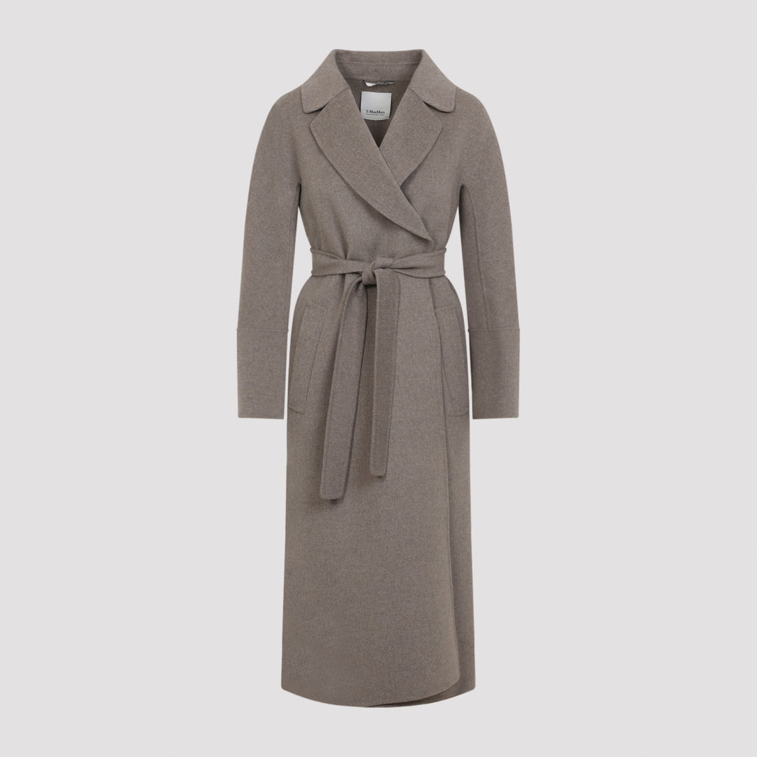Max Mara`S Double breasted & peacoat - Nude & Neutrals | f80d0186aa6df766cb8faf45d33752c83b2dd192