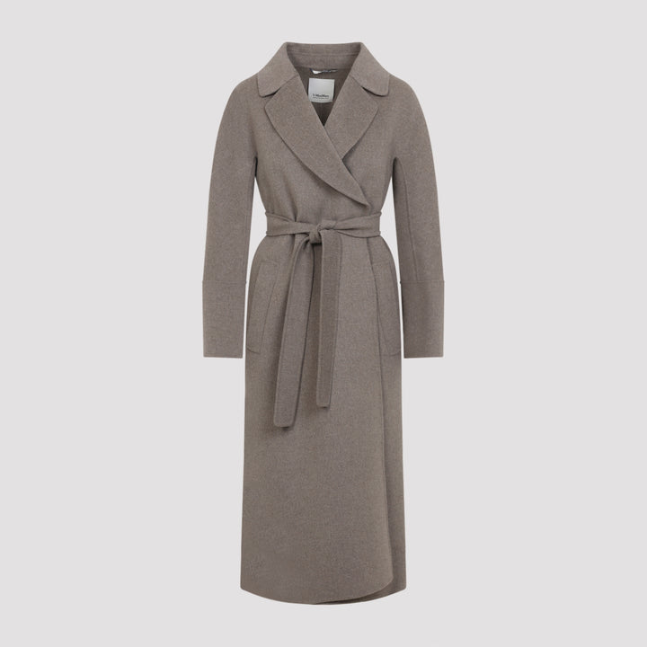 Max Mara`S Double breasted & peacoat - Nude & Neutrals | f80d0186aa6df766cb8faf45d33752c83b2dd192
