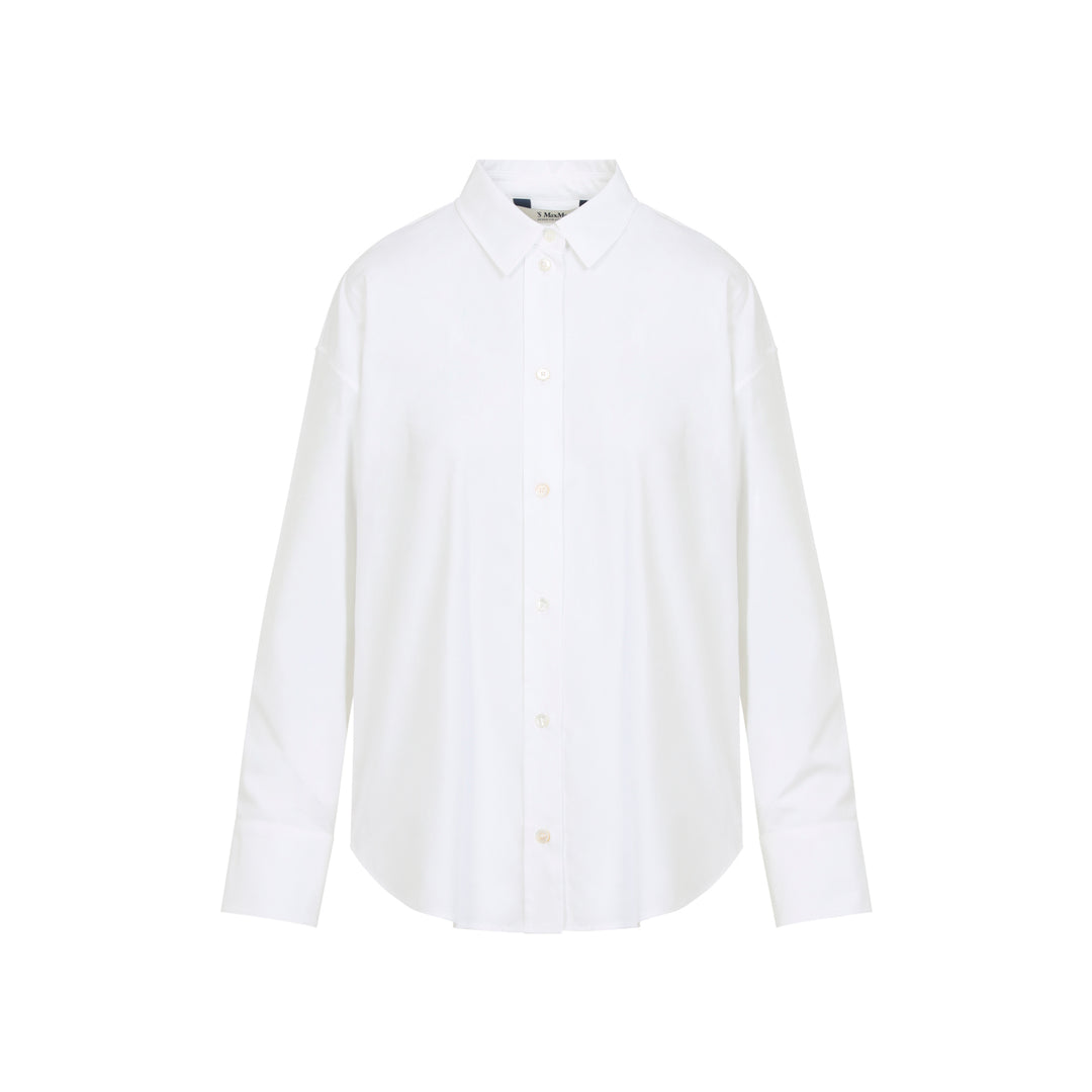 Max Mara`S Shirts - Bianco | 0241f334385e0b6dfa8d55097a5e7a800a408494