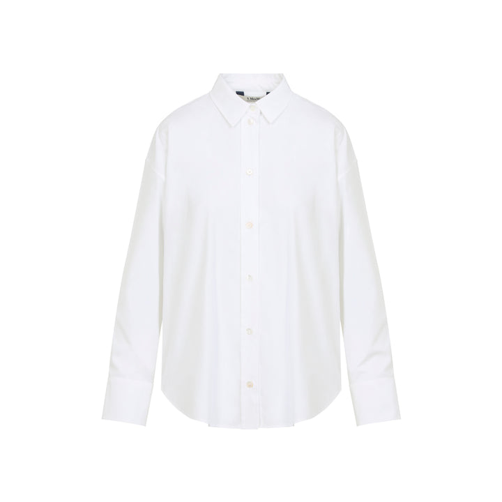 Max Mara`S Shirts - Bianco | 0241f334385e0b6dfa8d55097a5e7a800a408494