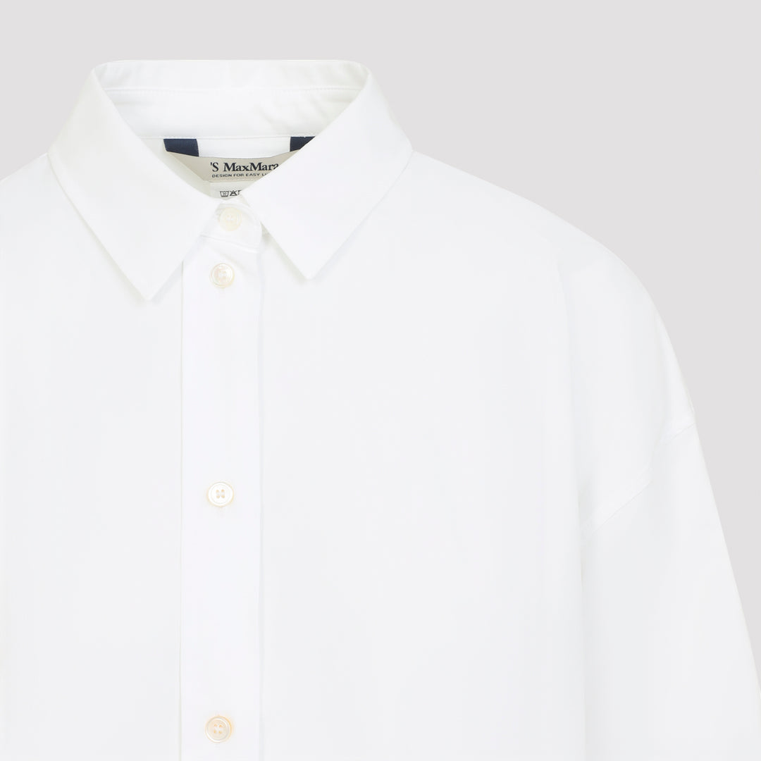Max Mara`S Shirts - Bianco | 4bf4792403ef87f48ca2d0ee31b50c43e57ac9e5