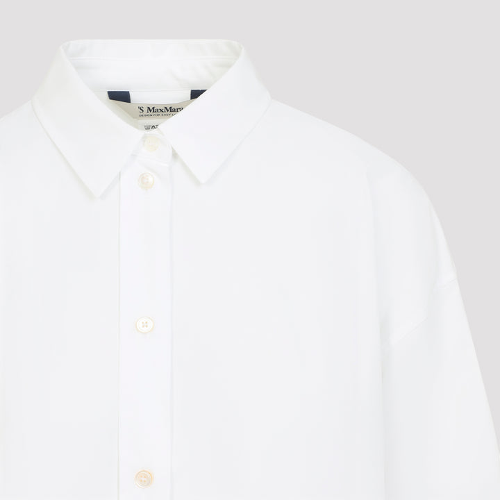 Max Mara`S Shirts - Bianco | 4bf4792403ef87f48ca2d0ee31b50c43e57ac9e5