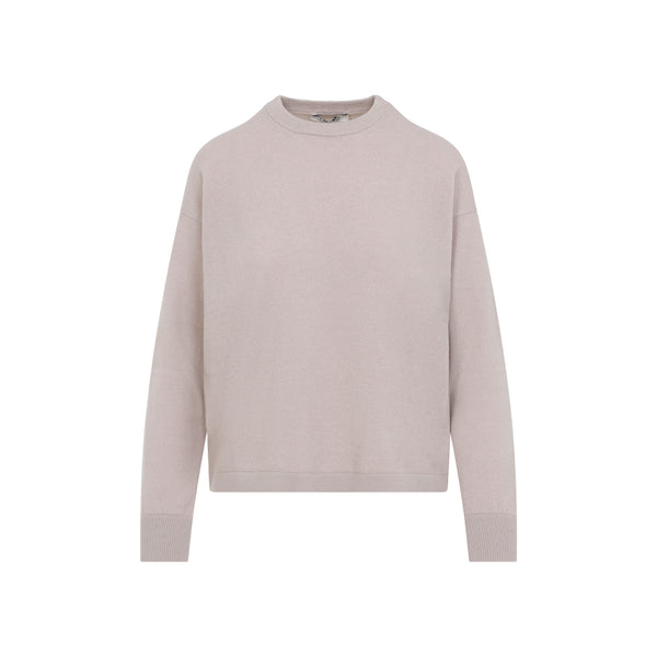 Pink Nebbie Wool And Cashmere Pullover