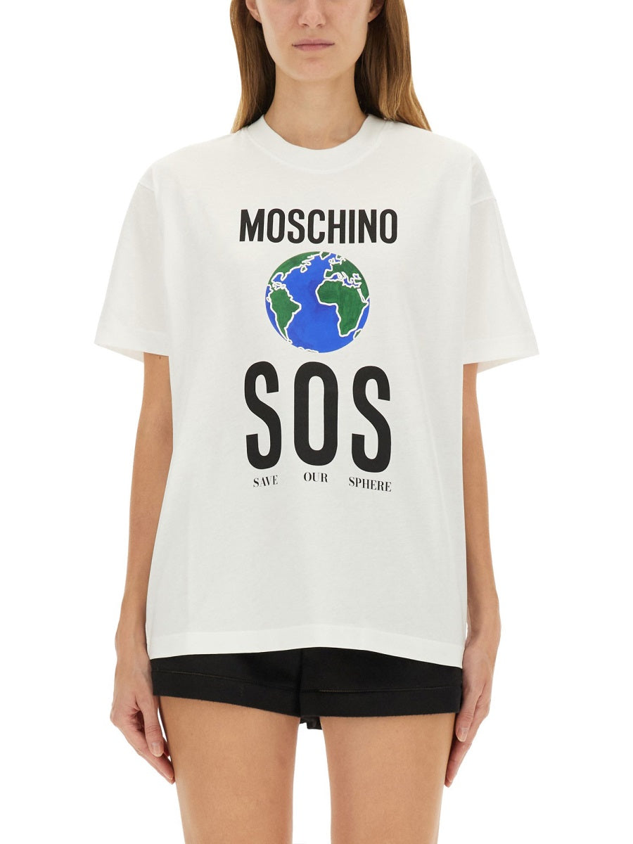 Moschino T shirt - Bianco | Wanan Luxury