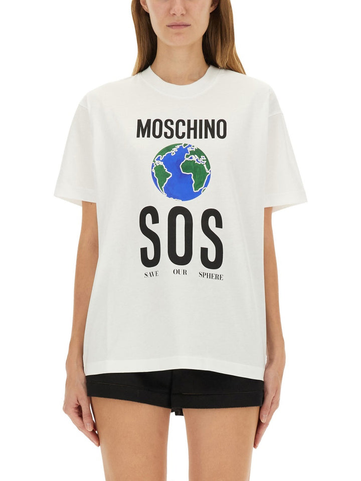 Moschino T shirt - Bianco | Wanan Luxury