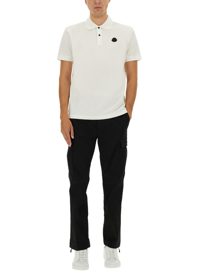 Moncler Polo - Bianco | Wanan Luxury