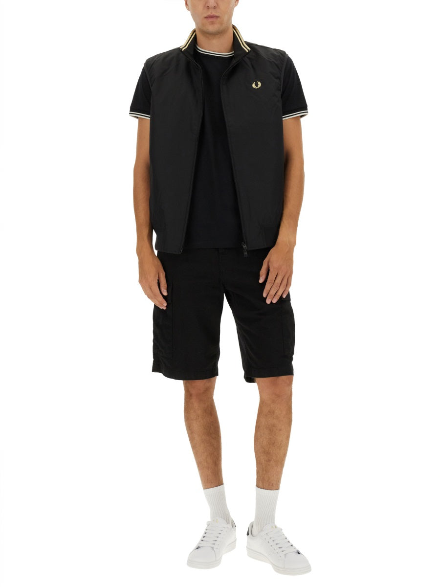 Fred Perry Gilet - Nero | Wanan Luxury