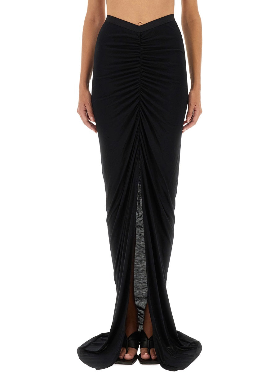 Rick Owens Lilies Gonne - Nero | Wanan Luxury