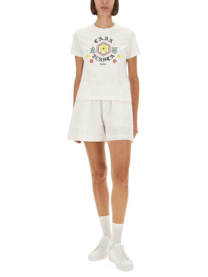 Casablanca T shirt - Bianco | Wanan Luxury