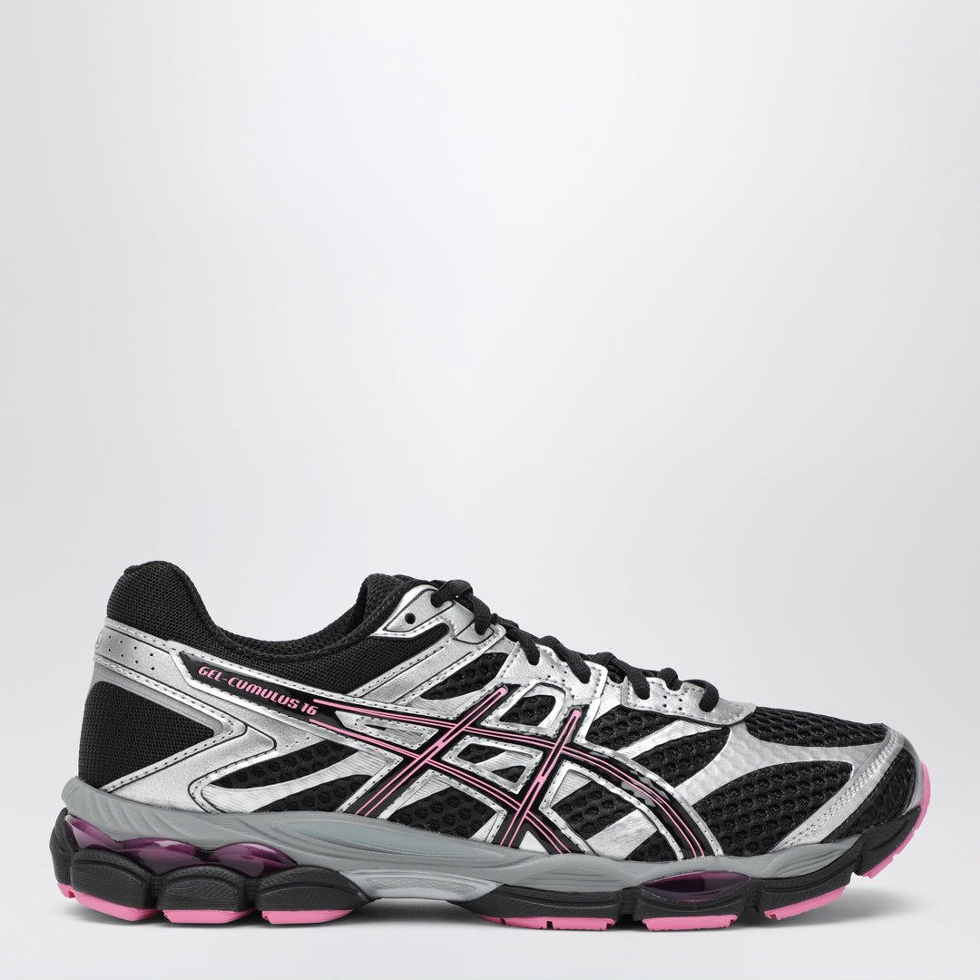 Asics Schwarze Gel-Cumulus 16 Sneaker aus Mesh