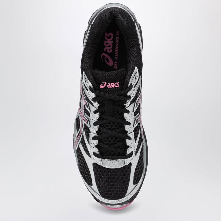 Asics Schwarze Gel-Cumulus 16 Sneaker aus Mesh