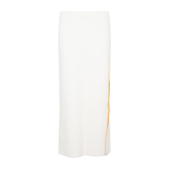 White Viscose Skirt